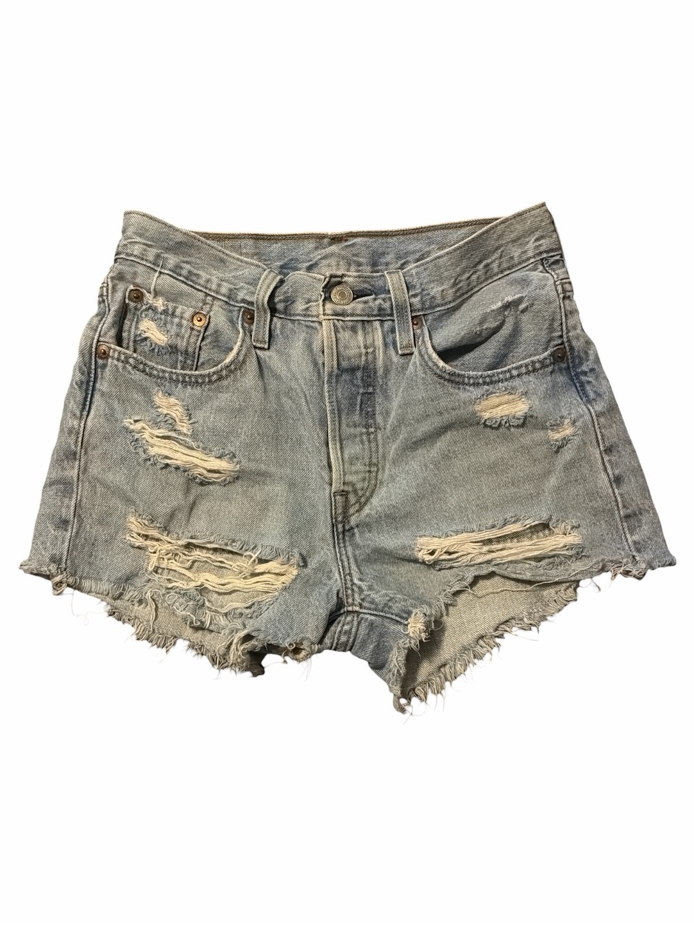 Women’s Distressed Denim Shorts